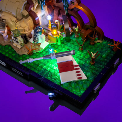 Light Kit for LEGO® Star Wars Dagobah Jedi Training Diorama #75330