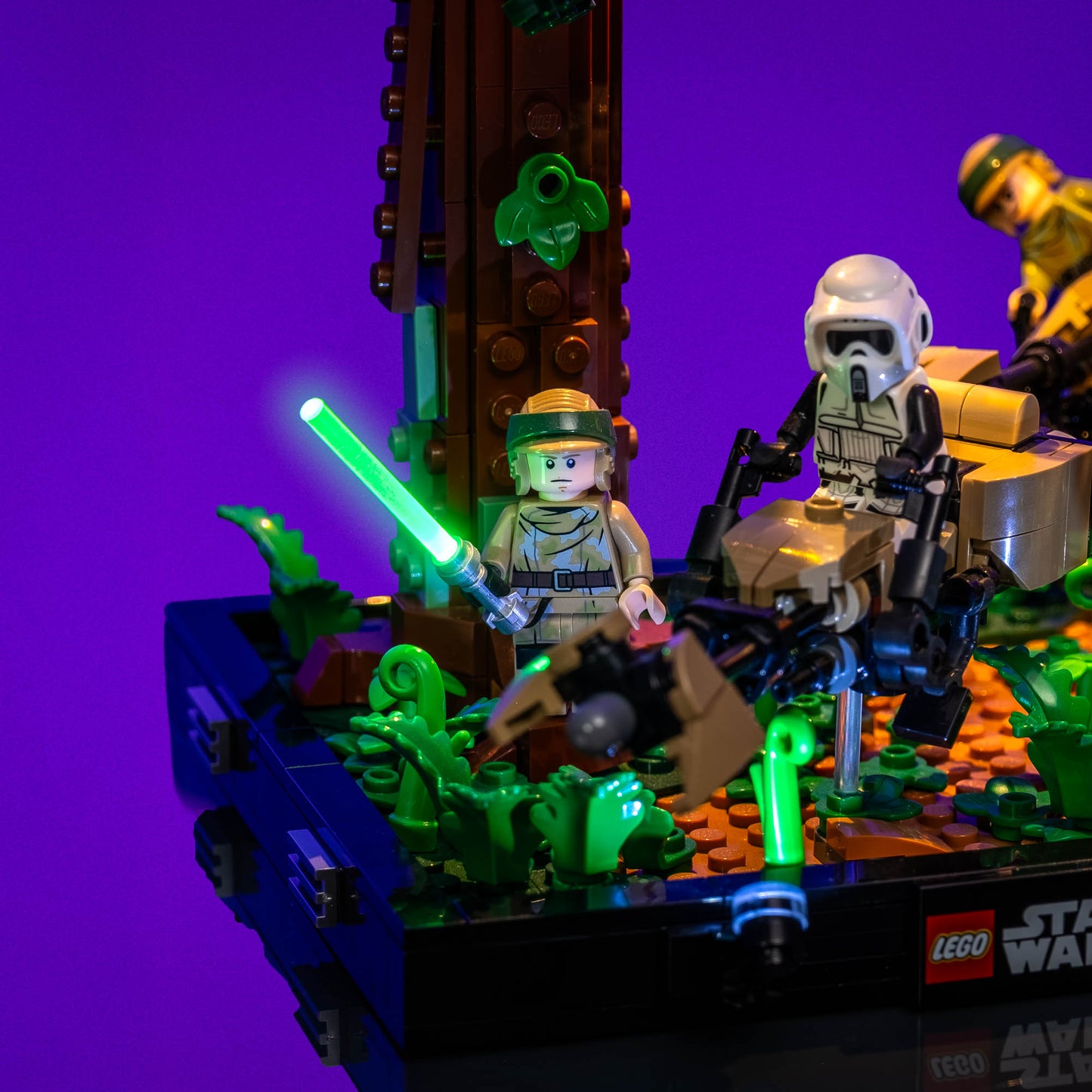 Light Kit for LEGO® Star Wars Endor Speeder Chase Diorama #75353