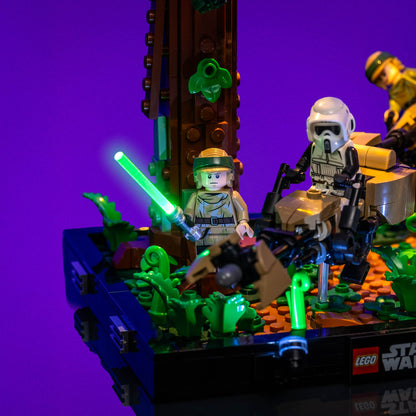 Light Kit for LEGO® Star Wars Endor Speeder Chase Diorama #75353