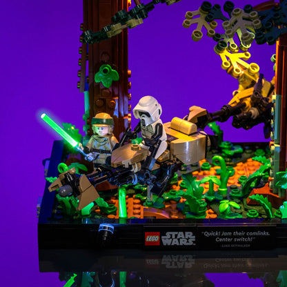 Light Kit for LEGO® Star Wars Endor Speeder Chase Diorama #75353