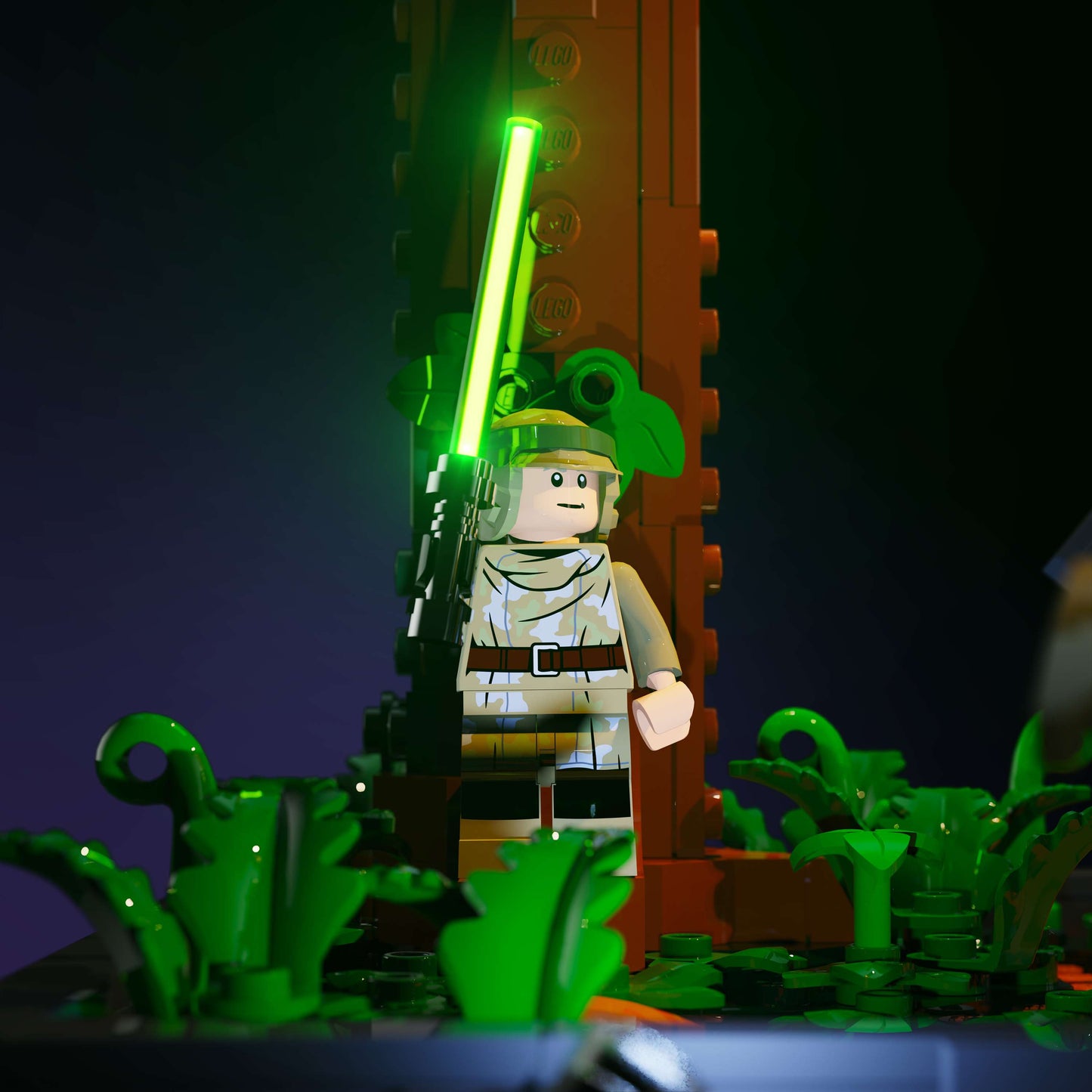 Light Kit for LEGO® Star Wars Endor Speeder Chase Diorama #75353