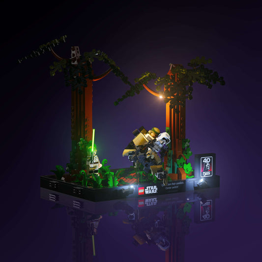 Light Kit for LEGO® Star Wars Endor Speeder Chase Diorama #75353