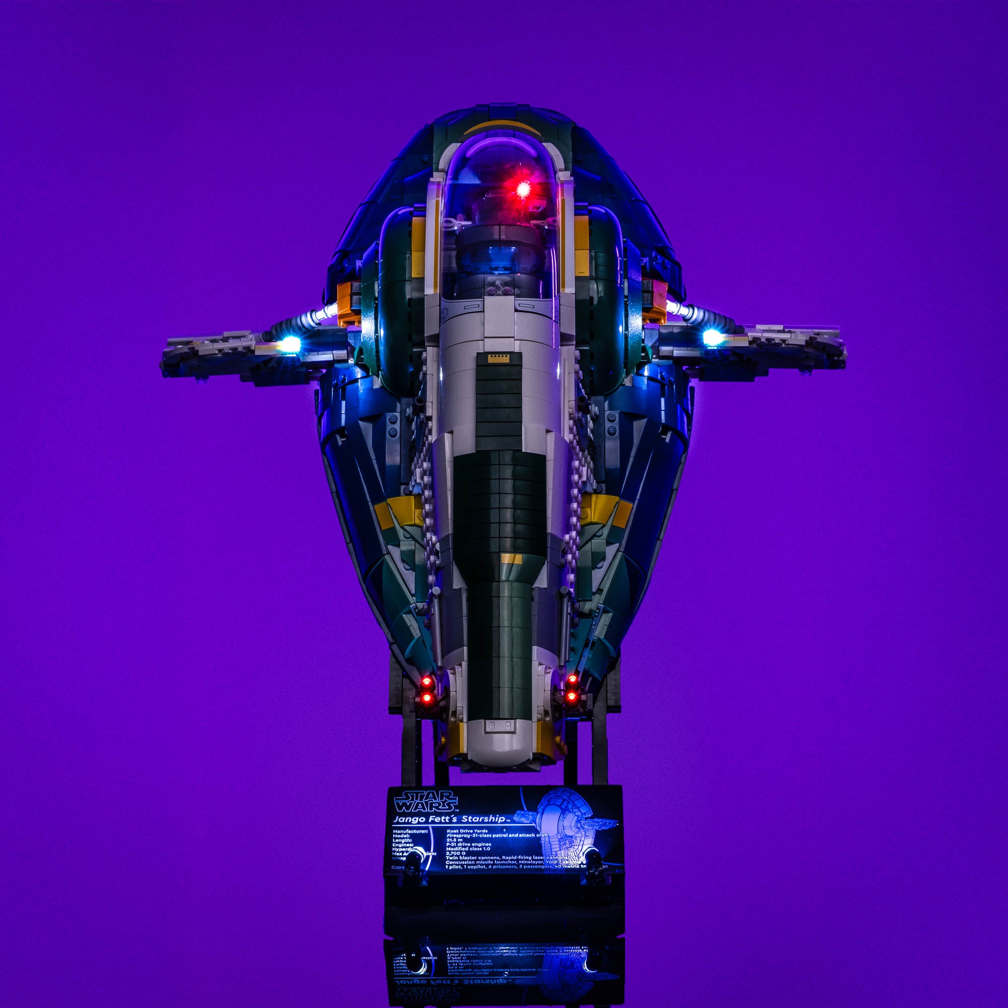 LMB 2.0 Light Kit for LEGO Star Wars UCS Jango Fett's Firespray