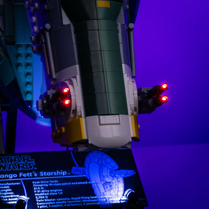 Light Kit for LEGO® Star Wars UCS Jango Fetts Firespray-Class Starship #75409