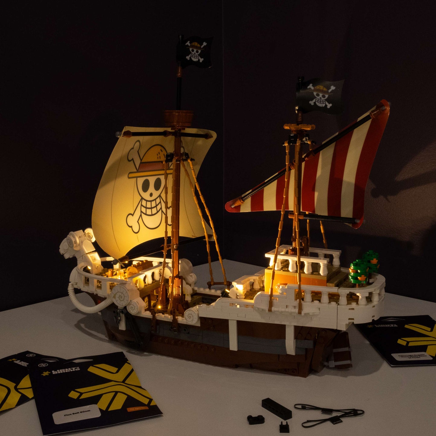 LEGO® ONE PIECE The Going Merry Pirate Ship #75639 DIY Light Bundle