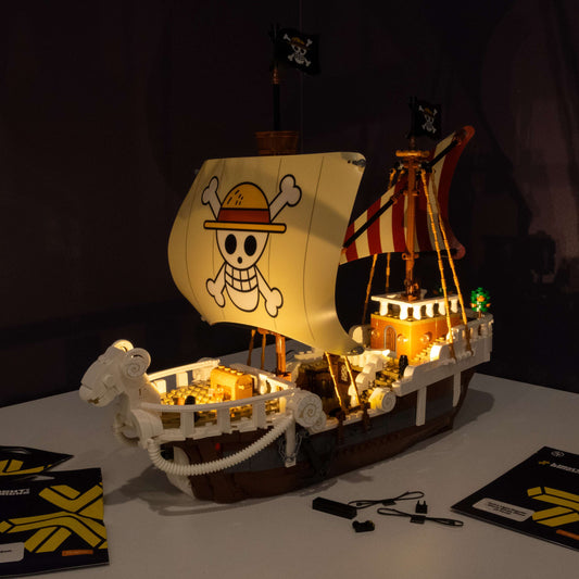 LEGO® ONE PIECE The Going Merry Pirate Ship #75639 DIY Light Bundle