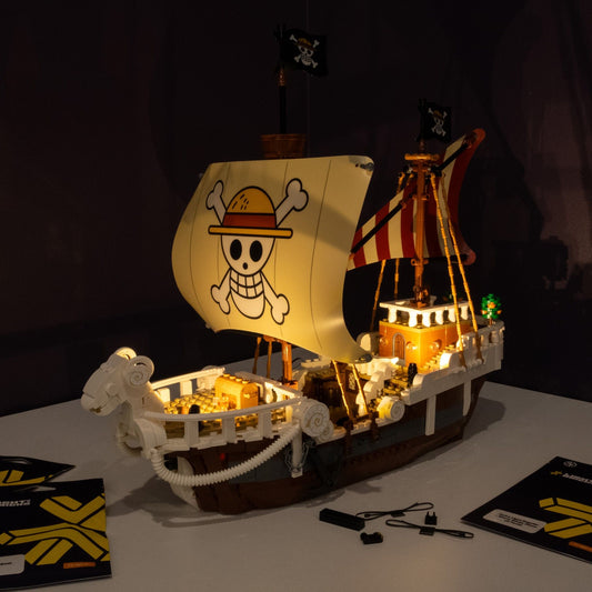 LEGO® ONE PIECE The Going Merry Pirate Ship #75639 DIY Light Bundle