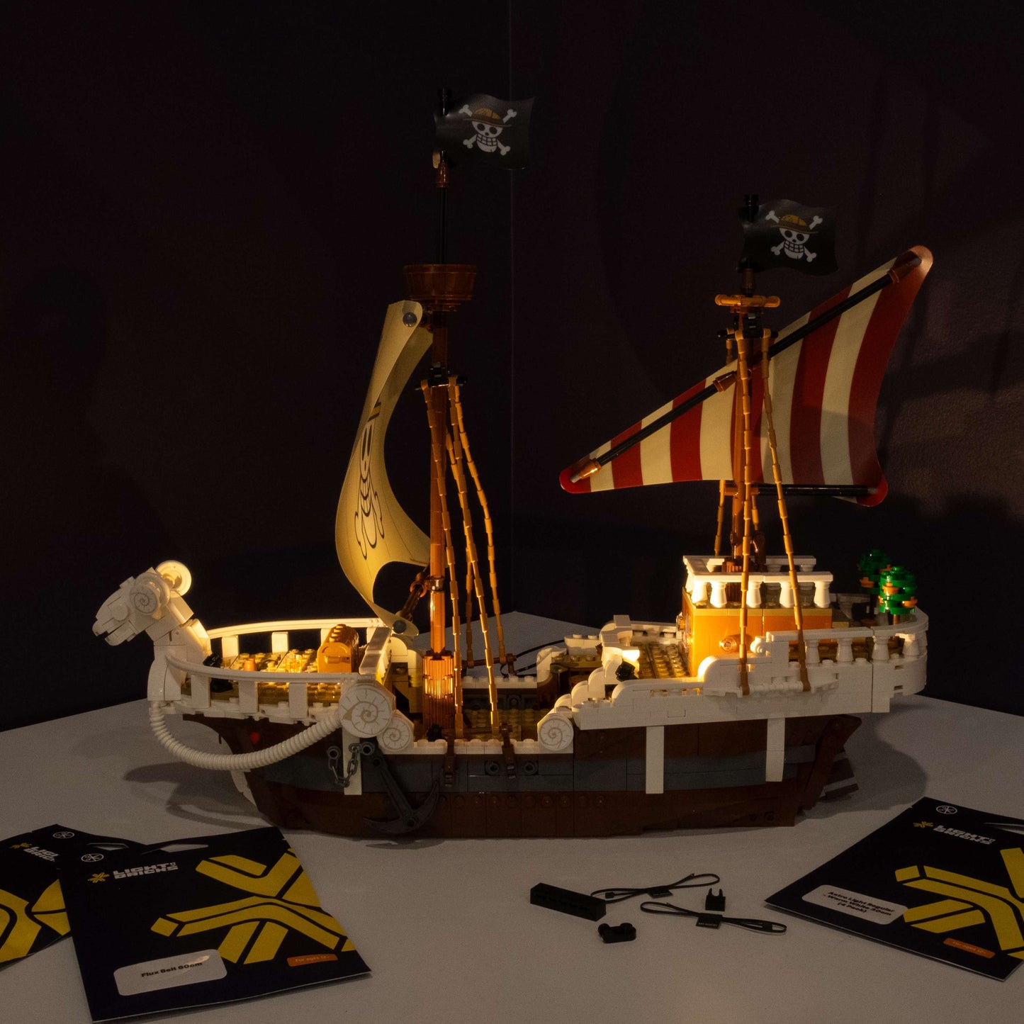 LEGO® ONE PIECE The Going Merry Pirate Ship #75639 DIY Light Bundle