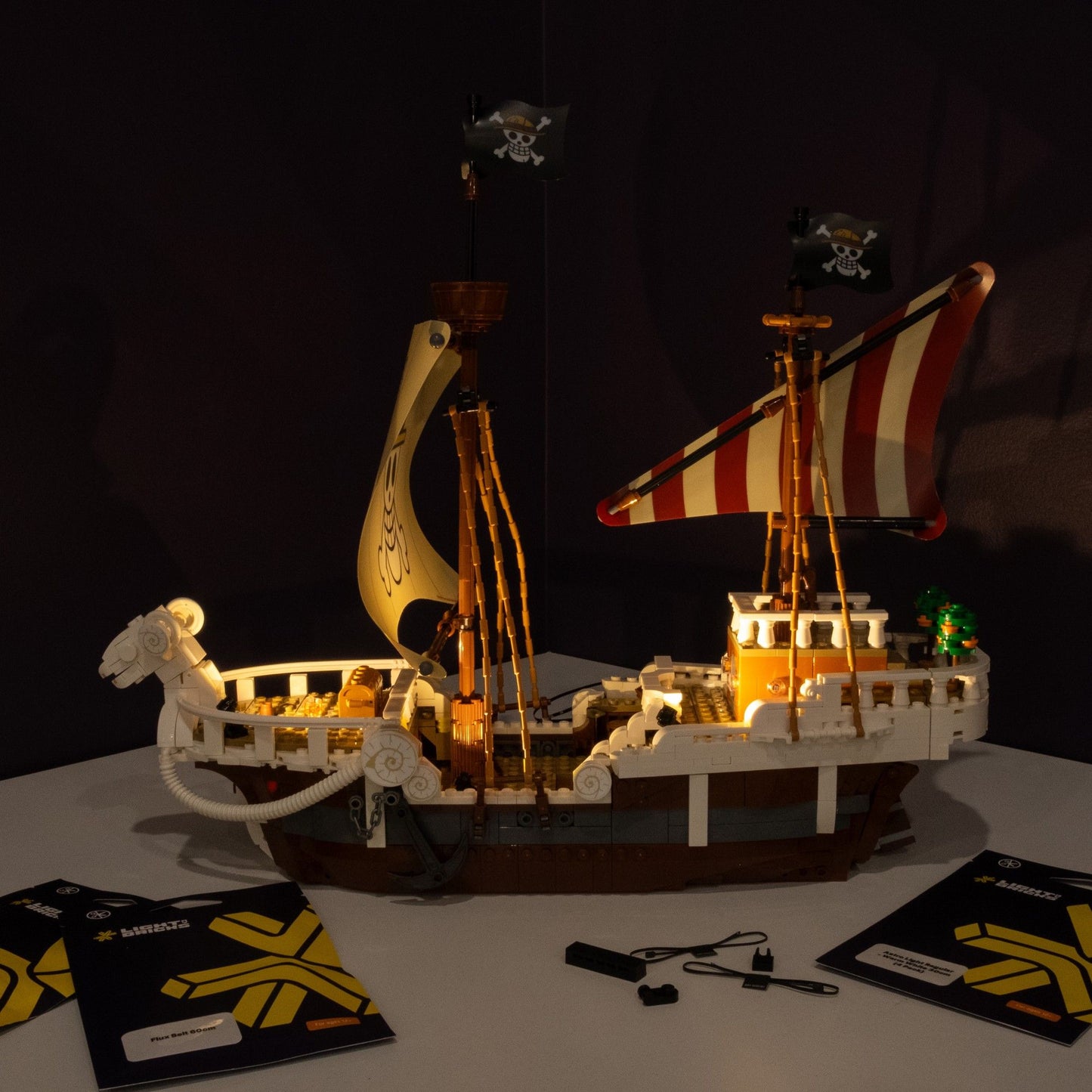 LEGO® ONE PIECE The Going Merry Pirate Ship #75639 DIY Light Bundle