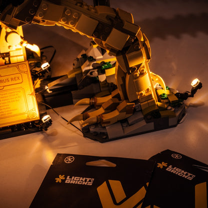 LEGO® Dinosaur Fossils Tyrannosaurus Rex #76968 DIY Light Bundle